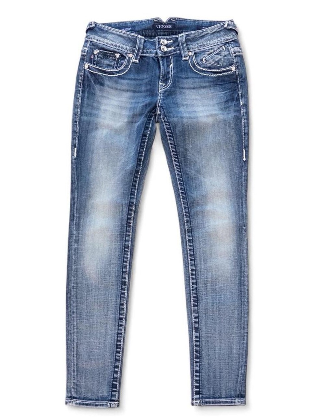 Vigoss The Dallas Super Skinny Jeans Women’s Size 26 x 29 Medium Wash